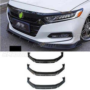 <b>Car</b> Front Bumper Lip <b>Diffuser</b> Spoiler Glossy Black Modification Part for Honda 10th Gen Accord 18-21 Bumper Protector Body Kit - Product Image 1