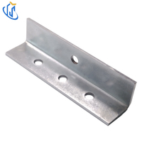 Support triangulaire multi-trous en acier au carbone pour collier de serrage de tuyau anti-sismique, électrogalvanisé, conforme NFPA, compatible 1 "/1-1/4"