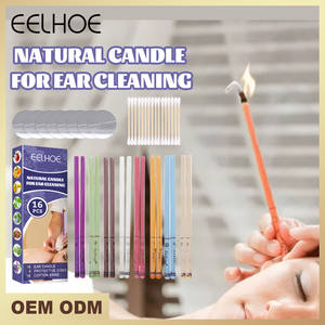 EELHOE precio <span class=keywords><strong>de</strong></span> fábrica <span class=keywords><strong>cera</strong></span> <span class=keywords><strong>de</strong></span> abeja rey <span class=keywords><strong>cono</strong></span> trompeta natural <span class=keywords><strong>cera</strong></span> del oído quitar limpieza vela kit conjunto - Product Image 2