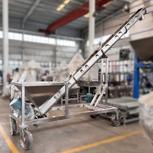 Convoyeur spiral en acier inoxydable de qualité alimentaire en forme de U, vitesse réglable, dimensions personnalisables, 1-1000 t/h, usine de fabrication - Product Image 4