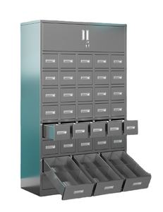 Botiquín de acero inoxidable ensamblado al por mayor para farmacia armario modular armario de banco - Product Image 2