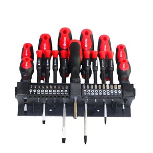 <b>Screwdriver</b> <b>Set</b> 37 Piece With Replaceable <b>Bits</b> Magnetic T Type Phillips Flathead Repair Tools Hand Tool Kit - Product Image 1
