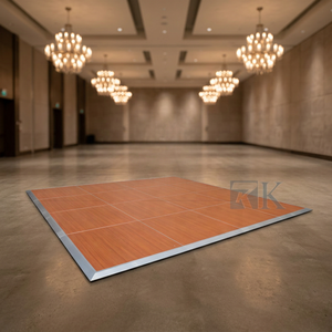 Parquet de danse portable en bois grainé pour studio de danse et événements commerciaux - Product Image 2