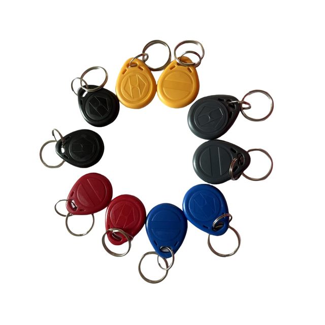 125khz RFID Writable Rewritable T5577 Fob Tag for RFID Writer Keychain Smart Card Holder