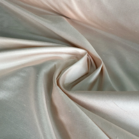 Tissu en soie Doupioni teint en fil rose clair pour costumes de mariage, robes, vêtements de nuit, coussins, rideaux, style uni
