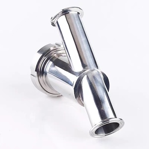 Filtro de filtro DIN <span class=keywords><strong>SMS</strong></span> SUS 3A, abrazadera de acero inoxidable, conexión Y filtro, nuevo tipo WZ, 304, 316L - Product Image 5