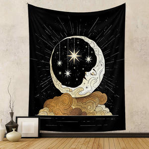 Astrologie <span class=keywords><strong>Tarot</strong></span> Home Decoration Großhandel Mond Frau Göttin Tapisserie Wandbehang Stoff - Product Image 2