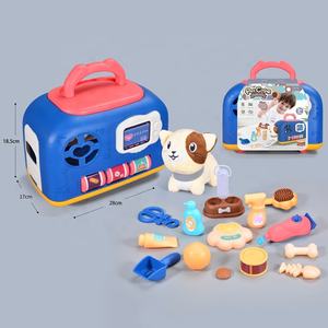 <span class=keywords><strong>Jeu</strong></span> de rôle mignon pour enfants, <span class=keywords><strong>jeu</strong></span> vétérinaire, Puzzle, <span class=keywords><strong>jeu</strong></span> de simulation, chien de compagnie, Cage de transport, jouet - Product Image 2