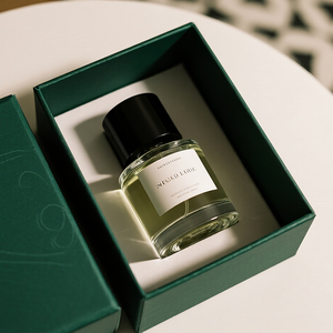 Chai nước hoa 50ml có hộp, in logo tùy chỉnh, lọ nước hoa thủy tinh mờ với hộp quà tặng, hoàn hảo để làm quà tặng - Product Image 1