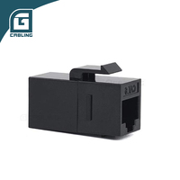 Acoplador Keystone Jack Gcabling Network UTP RJ45 Hembra a Hembra 8P8C Cat5 Cat6 Cat6a Sin Blindaje con Diferentes Colores