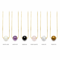 Pendentif NFC en cristal de jade blanc naturel, collier NFC, bijoux intelligents, puce I Code pour les cadeaux de Noël ou la fête des mères