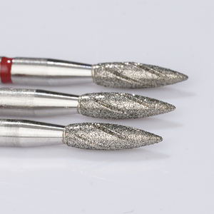 Di alta qualità 1.8mm scanalatura a forma di bocciolo unghie diamantato calli cuticola pelle morta rimozione unghie diamantate punte per unghie - Product Image 5