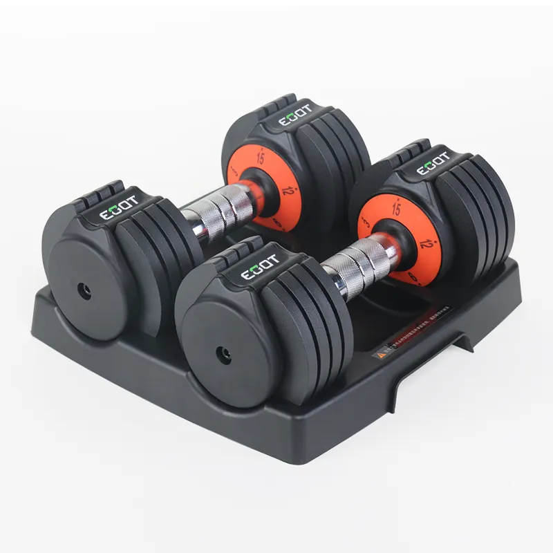 China Factory Seller gym equipment fitness 6kg metal power block core adjustable mancuernas dumbbell with rack