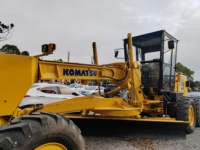 Performances Exceptionnelles, Motoniveleuse Diesel Komatsu GD655 d'Occasion, Origine Japon, Garantie de 6 Mois, Capacité de Travail Robuste