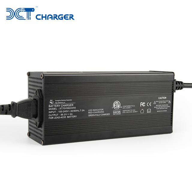 XT70 Lead Acid Scooter Battery Charger 88.2V 5A Battery Charger for Motorcycle Ebike Skateboard