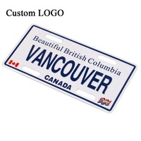 Cadre de plaque d'immatriculation de voiture en étain personnalisé - Commande en gros avec design créatif pour cadeaux d'affaires