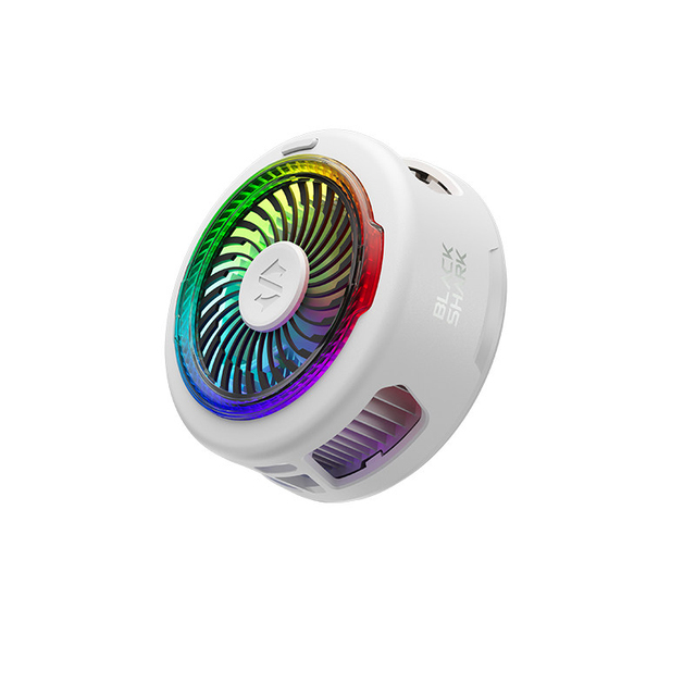 2026 New Black Shark 6 30W Power Magnetic Smart Funcooler Cooling Fan with RGB LED  Mobile Cooler for Gaming & Living Streaming