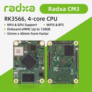 Módulo de Computación CM3 RK3566 de Cuatro Núcleos, GPU NPU 4K HDM, Conector B2B de 3*100 Pines, SBC Integrado Radxa - Product Image 5