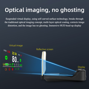 Xe mới mô hình <span class=keywords><strong>3</strong></span>/Y tự động đứng đầu lên hiển thị tốc độ hiển thị T2 gương Bảng điều khiển tự động thiết bị điện tử gương HUD - Product Image 3