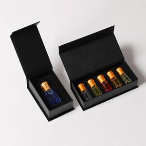 Wholesale Custom Logo Luxury <b>Magnetic</b> Closure Flip Top Perfume <b>Box</b> Rigid Cardboard <b>Gift</b> Packaging <b>Box</b> For Fragrance Bottle - Product Image 4