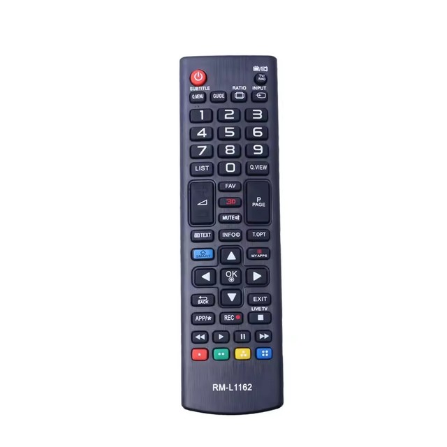 RM-L1162 Universal Wireless AAA Battery Remote Control for L-G Smart TV with Fixed Code 8 Meter Range 4 Buttons