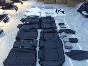 Housses de siège en cuir de qualité supérieure pour <span class=keywords><strong>Audi</strong></span> <span class=keywords><strong>A3</strong></span> 8V A4 B8 B9 A6 C7 C8 Q5 FY Q7 4M Tous modèles sauf A8 R8 Ensemble complet de protection - Product Image 3