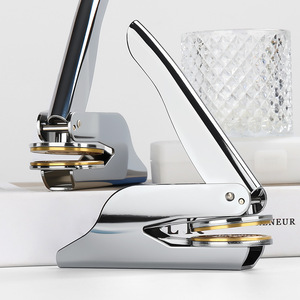 Embossing Machine For <b>Books</b> Envelopes Letters Silver Hand Pliers Manual Operation With Bearing Core Component - Product Image 1