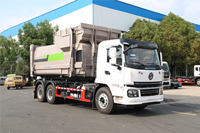 Camion benne à benne basculante hydraulique Shacman Xuande 20-25 tonnes 6X4 pour collecte de déchets