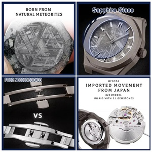 Reloj de Lujo de Acero Inoxidable para Hombre con Logotipo Personalizado OEM ODM, Estilo Ejecutivo, Mecánico, Resistente al Agua, Cristal de Zafiro, Correa de Cuero - Product Image 3