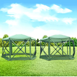 Screen House Room Pop Up Gazebo <span class=keywords><strong>12X12</strong></span> Tente d'exposition commerciale d'auvent extérieur pour 8-10 personnes - Product Image 5