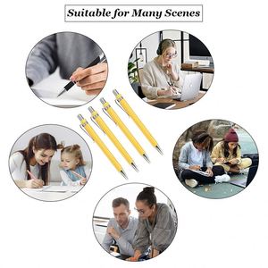 Vente flash - Stylo à bille en bambou écologique personnalisé avec logo, encre noire, votre étiquette, cadeau d'entreprise, stylo à bille imprimé avec logo - Product Image 5