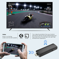 Elebao D6 Android TV Stick Allwinner H313 Type C 4K UHD 2.4/5.8G WiFi Android 10 H.265 Smart Sticks Android TV Stick pour X8 Plus