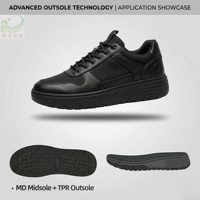 WL 9057-2 Semelle en caoutchouc antidérapante robuste et confortable pour chaussures de trekking en plein air pour adultes - Légère et écologique