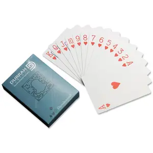 厂家低价定制印刷纸牌游戏防水塑料扑克牌