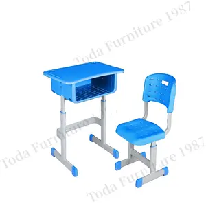 Ergonomic School Classroom Home Study Table Student Height Adjustable Reading Writing Desk and Chair