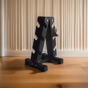 Usine vente usage domestique exercice équipement de sport Fitness multi-usages en forme de A trois paires support d'haltères pour hommes Fitness - Product Image 2