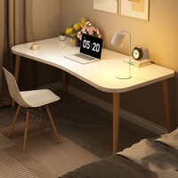 Bureau d'Écriture de Chambre Style Personnalisable Simple et Moderne Avec Pieds en Bois Massif, Table d'Étude pour Enfant