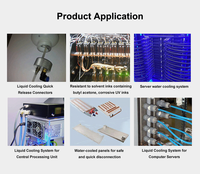 Connecteur de fluide monophasé IP68, fiche mâle pour systèmes de stockage d'énergie industriels et commerciaux