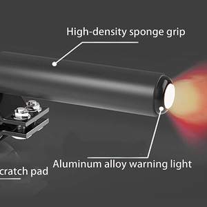 Barre de poignée pour scooter pour enfants avec voyant d'avertissement Main courante réglable pour enfants Compatible pour <span class=keywords><strong>Xiaomi</strong></span> Nine bot Scooter Pièces de rechange - Product Image 4