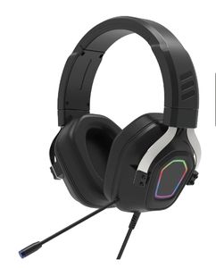 Audífonos para Juegos con Cable RGB <span class=keywords><strong>de</strong></span> Sonido Envolvente 7.1, Micrófono, Cable <span class=keywords><strong>de</strong></span> 1.5M, Cómodos para PC/<span class=keywords><strong>PS5</strong></span>/Xbox/Móvil, Chipset JL <span class=keywords><strong>de</strong></span> 3.5mm y USB - Product Image 1