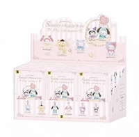 Venta al por mayor de auténticas figuras de vinilo de la serie TOP TOY Sanrios Characters Playful Kittens, muñecas de peluche en caja sorpresa, juguete de muñeca Kawaii para niñas, súper.
