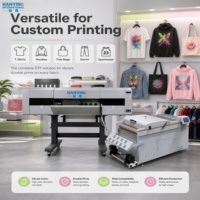 Nouvelle imprimante DTF HANYING 680 mm avec tête d'impression Epson et agitateur de poudre pour l'impression de vêtements commerciaux (garantie 1 an)