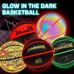 Pallone <span class=keywords><strong>da</strong></span> <span class=keywords><strong>Basket</strong></span> Luminoso Personalizzato che si Illumina al Buio, Due Regali Luminosi ad Alta Luminosità, Pallone <span class=keywords><strong>da</strong></span> <span class=keywords><strong>Basket</strong></span> in Gomma LED - Product Image 4