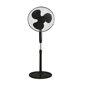 Floor Stand Pedestal Fan 16 Inch Oscillating Electric 3 Speed Cooling White