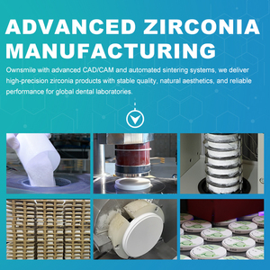 Bloc de zircone multicouche Ownsmile SHT, zircone 900 Mpa, blocs de zircone dentaire, bloc de couronne en zircone - Product Image 5