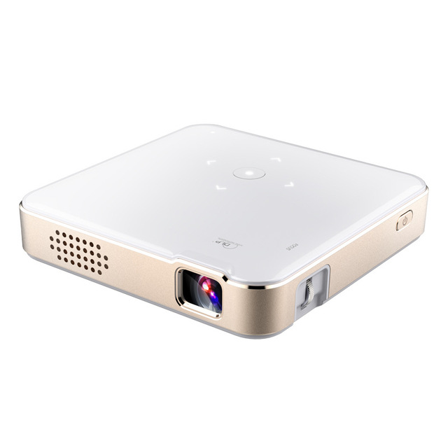 P6 Mini Portable LED Projector for Foreign Trade, Automatic Focusing High Definition, Home Theater, Built in Battery Home Office