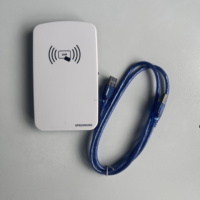 Lector/Escritor RFID UHF 860-960MHz, Protocolo ABS ISO 18000-6C para Lectura/Escritura de Códigos de Etiquetas, Antirrobo para Tiendas Minoristas, Control de Inventario