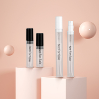 1ml 2ml 3ml 5ml 10ml Petits flacons d'échantillon de parfum avec bouchon doré et étiquette