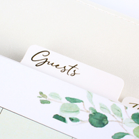 Papeterie de mariage, carnet en cuir personnalisé, planificateur 2025, couverture rigide, journaux personnalisés A6 avec boîte cadeau