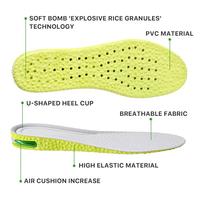 Semelle intérieure palmilhas de sapato populaire en cuir Protection de l'environnement respirant orthopédique pied femmes chaussures semelles en gros